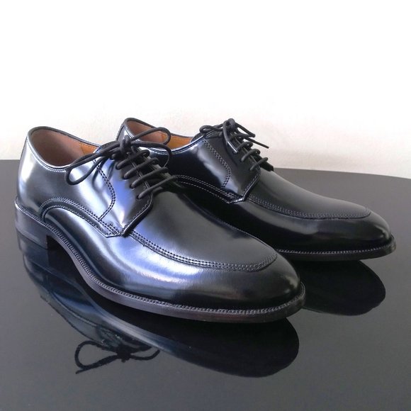 Johnston & Murphy Men\'s Bradford Moc Toe in Beautiful Black Brush-Off Leather main image 8